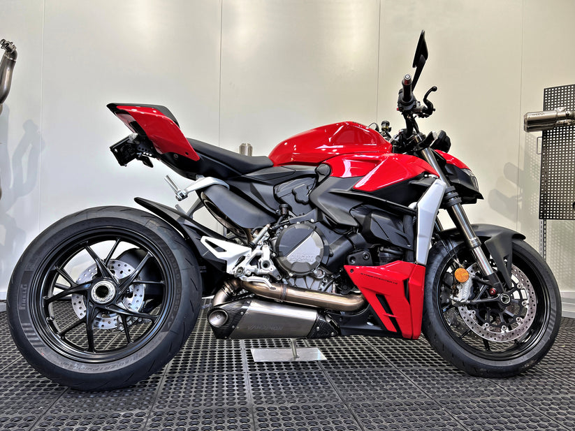 Ducati V2 Panigale & Streetfighter Titanium Belly Slip-On 2022-2024