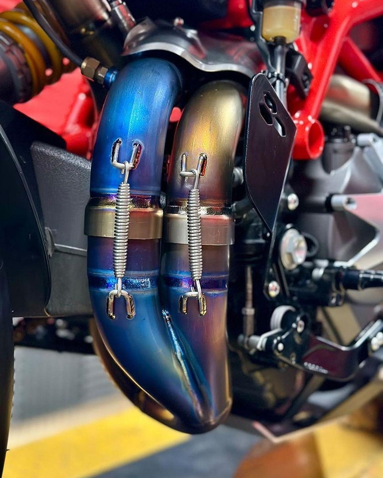Vandemon Hypermotard 950 full titanium exhaust (19-24)