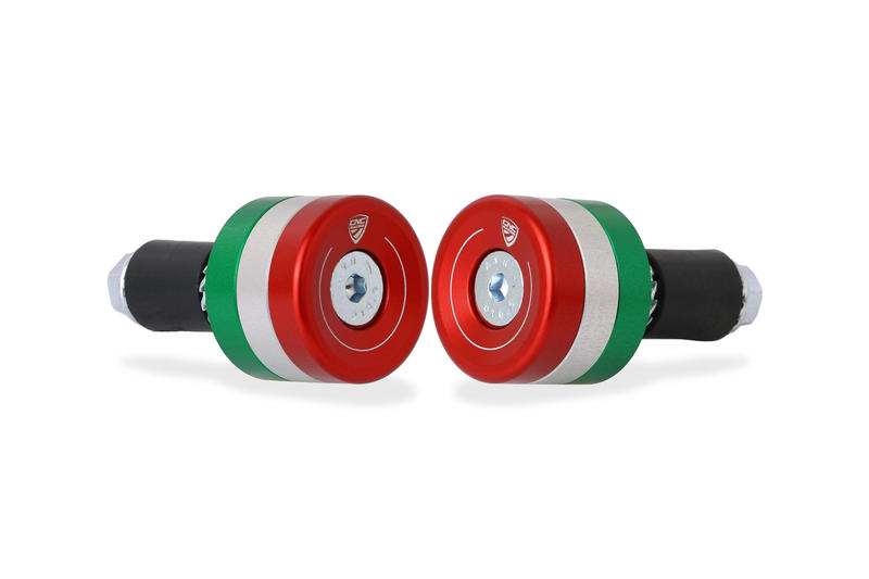 CNC Racing tricolore bar end set