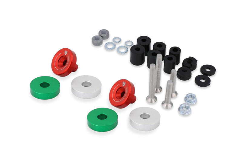 CNC Racing tricolore bar end set