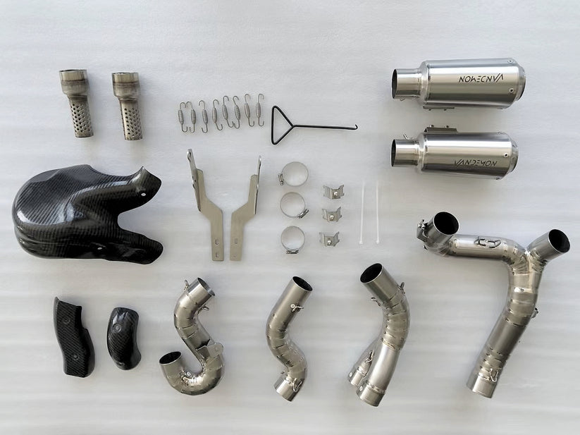 Ducati Panigale & Streetfighter V4 Titanium High Mount 3/4 Slip-On 2018-22