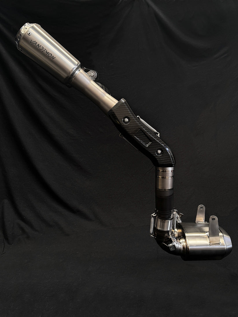 Vandemon Panigale/SFV2 high mount titanium slip on