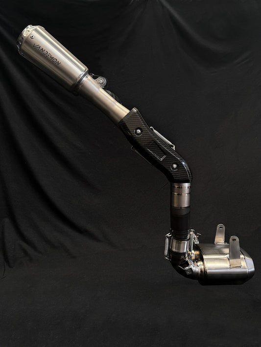 Vandemon Panigale/SFV2 high mount titanium slip on