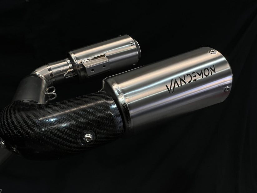 Ducati Panigale & Streetfighter V4 Titanium High Mount 3/4 Slip-On 2018-22