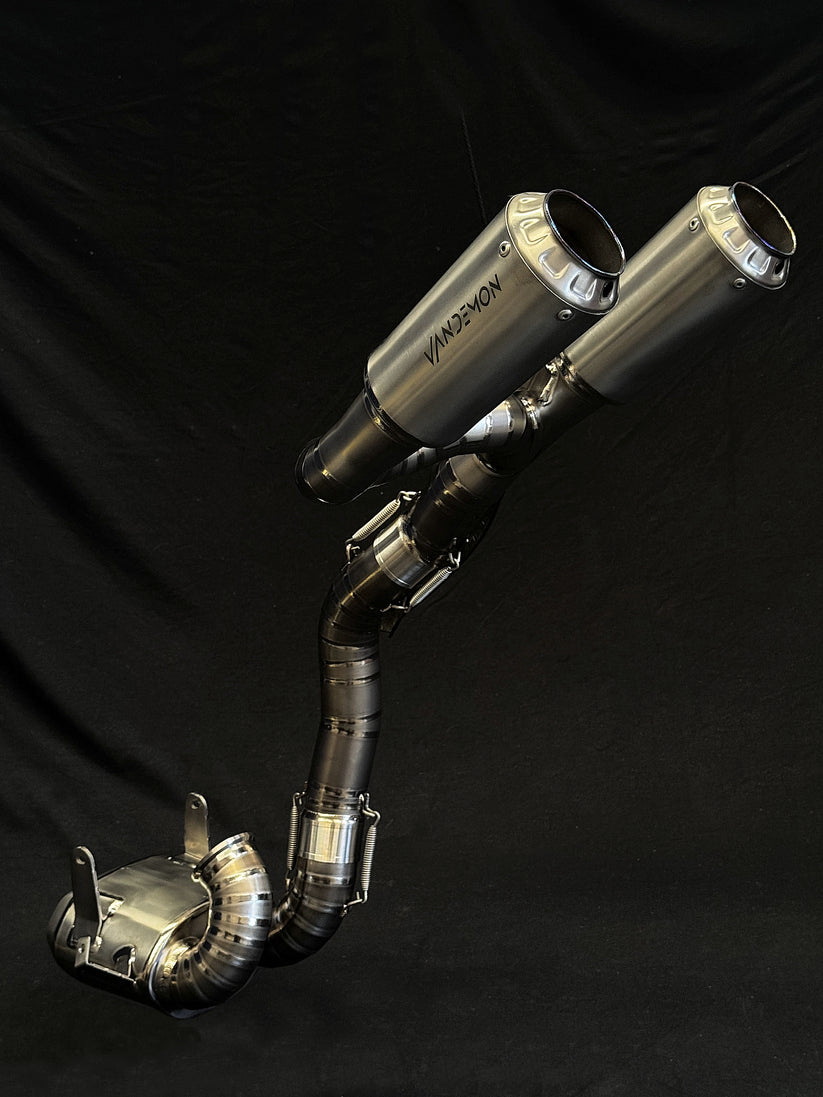 Vandemon Panigale/SFV2 high mount titanium slip on