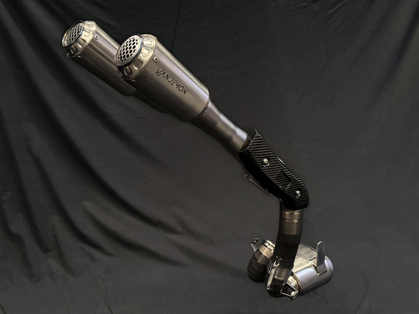 Vandemon Panigale/SFV2 high mount titanium slip on