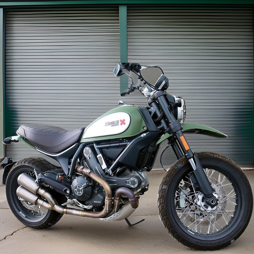 Vandemon Scrambler 800 Gen1 full titanium exhaust