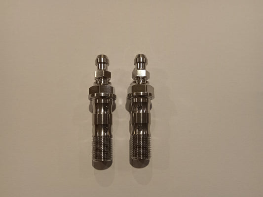 Gorlami titanium double banjo with bleed nipple