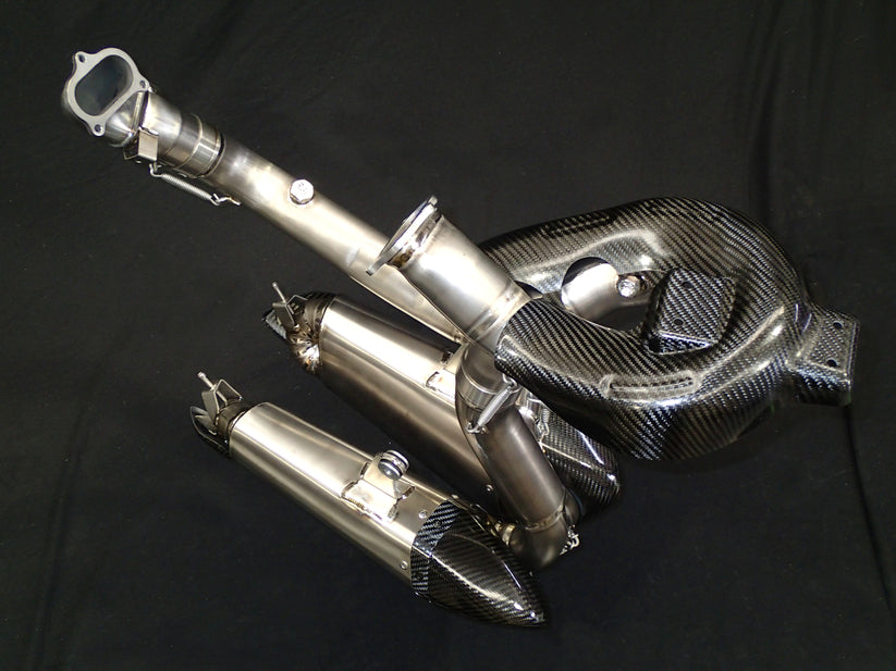 Ducati V2 Panigale & Streetfighter Titanium Low Mount Exhaust System 2020-24