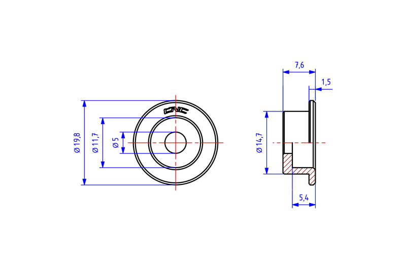CNC Racing clutch spring retainers for dry clutch