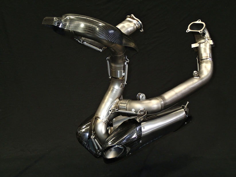 Ducati V2 Panigale & Streetfighter Titanium Low Mount Exhaust System 2020-24