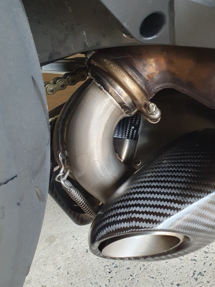 Ducati V2 Panigale & Streetfighter Titanium Belly Slip-On 2022-2024