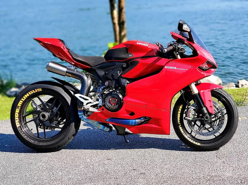 Vandemon 1199/1299 full titanium undertail exhaust