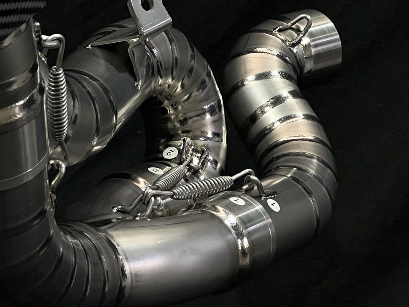 Ducati Panigale & Streetfighter V4 Titanium High Mount 3/4 Slip-On 2018-22