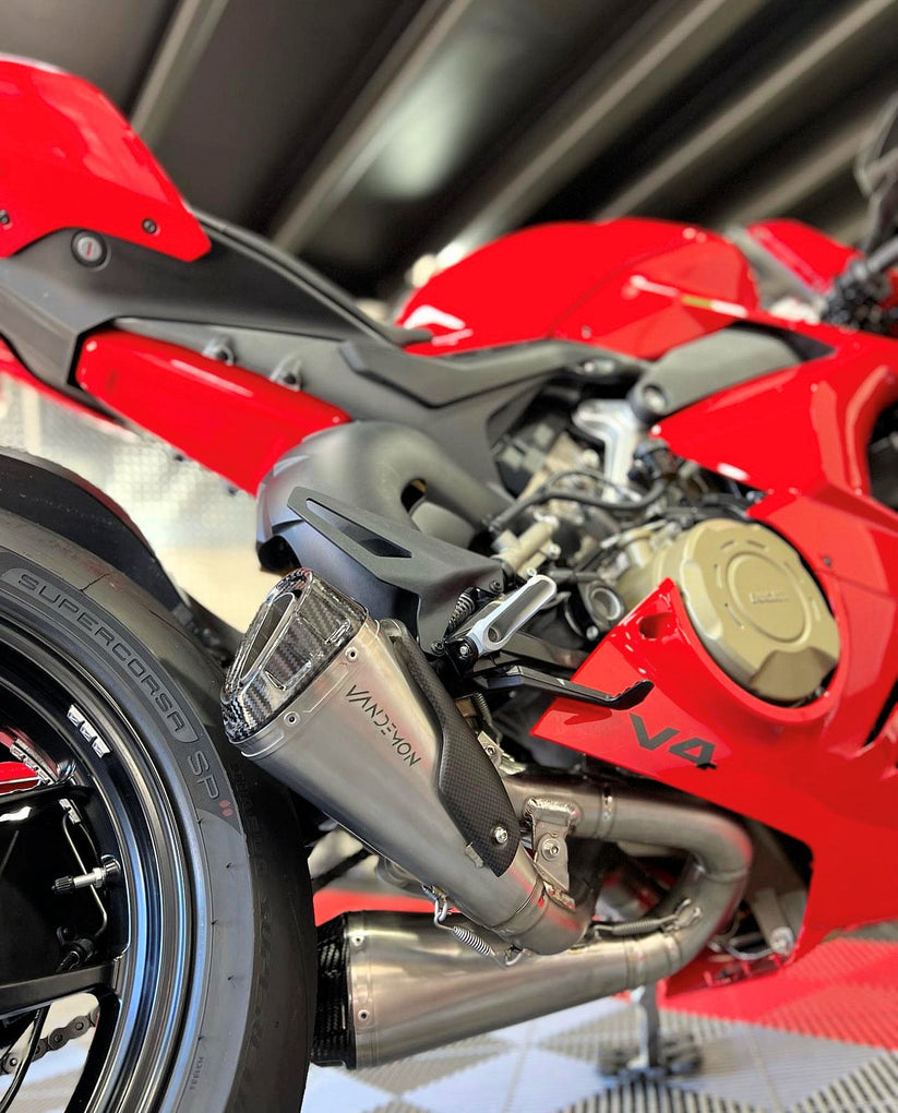 Ducati Panigale & Streetfighter V4 Vandemon All Titanium Slip-On 2018-2022