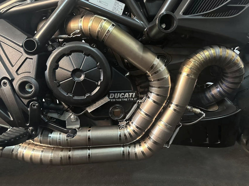 Vandemon Diavel 1200 full titanium split pulse exhaust