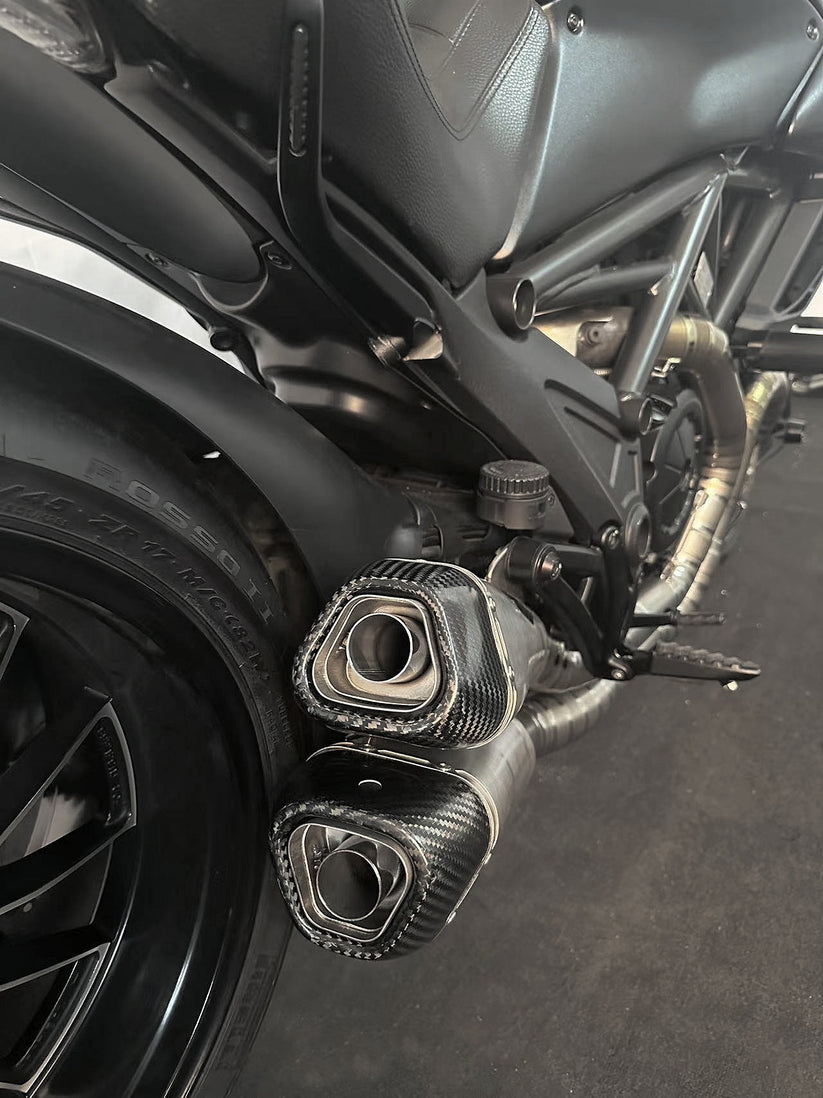 Vandemon Diavel 1200 full titanium split pulse exhaust