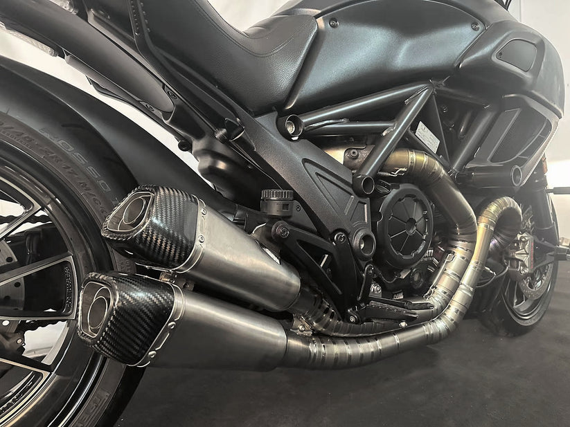 Vandemon Diavel 1200 full titanium split pulse exhaust