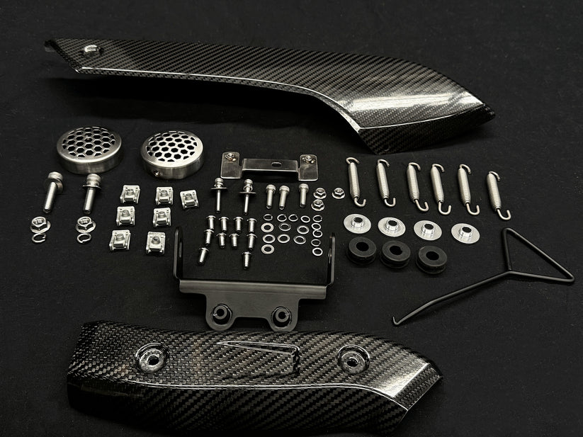 Vandemon Panigale/SFV2 high mount titanium slip on