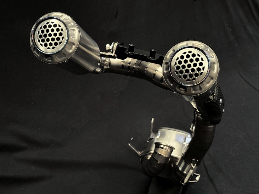 Vandemon Panigale/SFV2 high mount titanium slip on