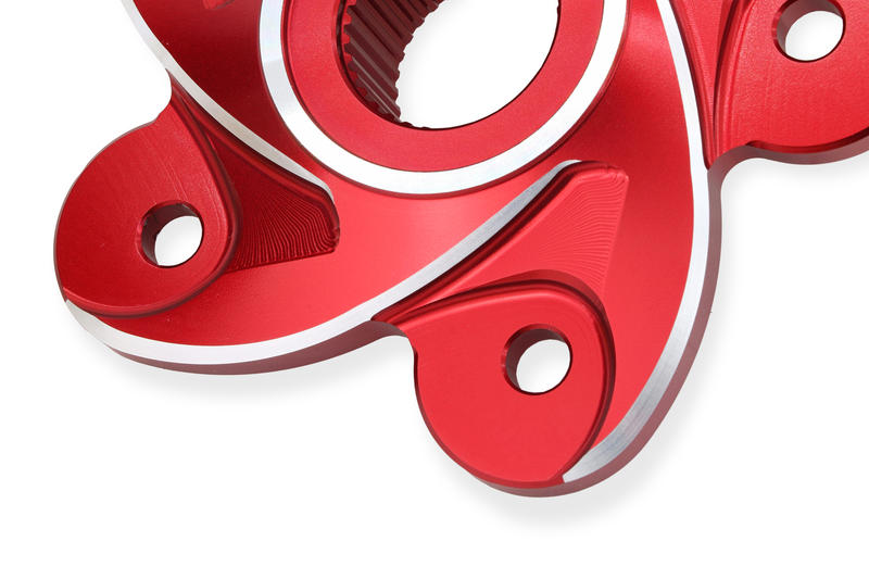 CNC Racing sprocket flange bi colour