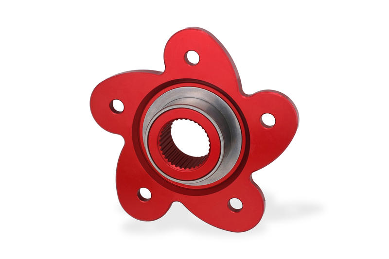 CNC Racing sprocket flange bi colour