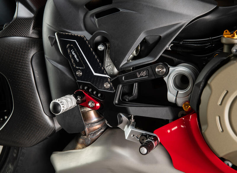 Lightech rearsets with fixed footpegs