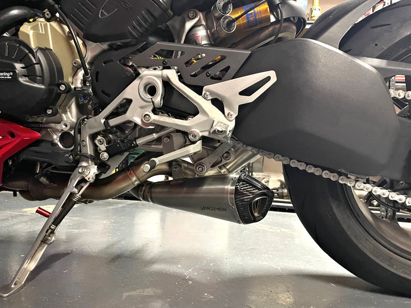 Ducati Panigale & Streetfighter V4 Vandemon All Titanium Slip-On 2018-2022