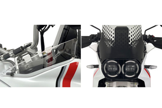 CNC Racing air deflectors Ducati Desert X clear