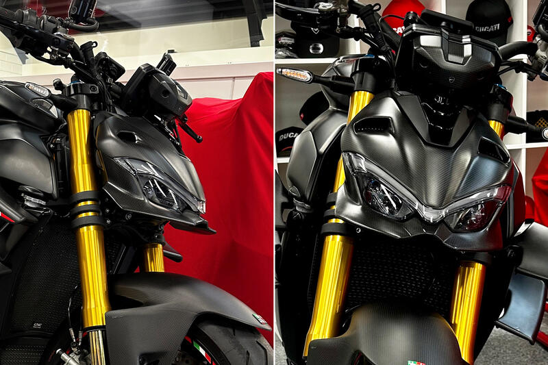 CNC Racing carbon upper headlight cover Streetfighter V2/4 (2020-2024)